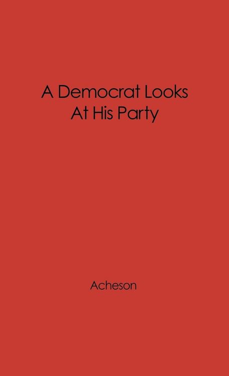 Produktbild: A Democrat Looks at His Party