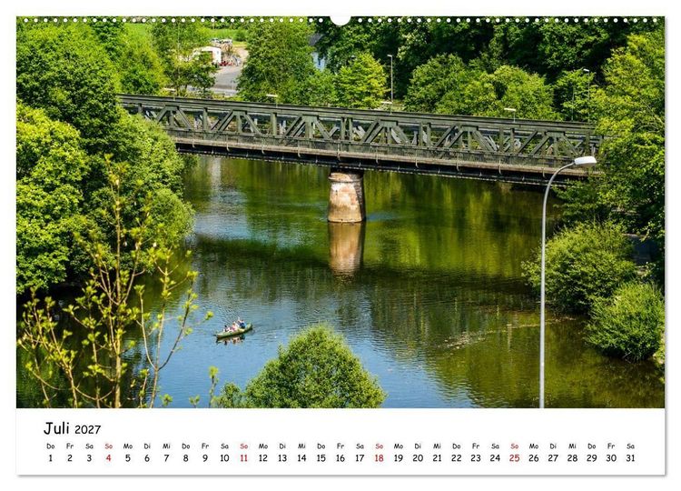 Produktbild: Glanzvolles Weilburg (hochwertiger Premium Wandkalender 2027 DIN A2 quer), Kunstdruck in Hochglanz