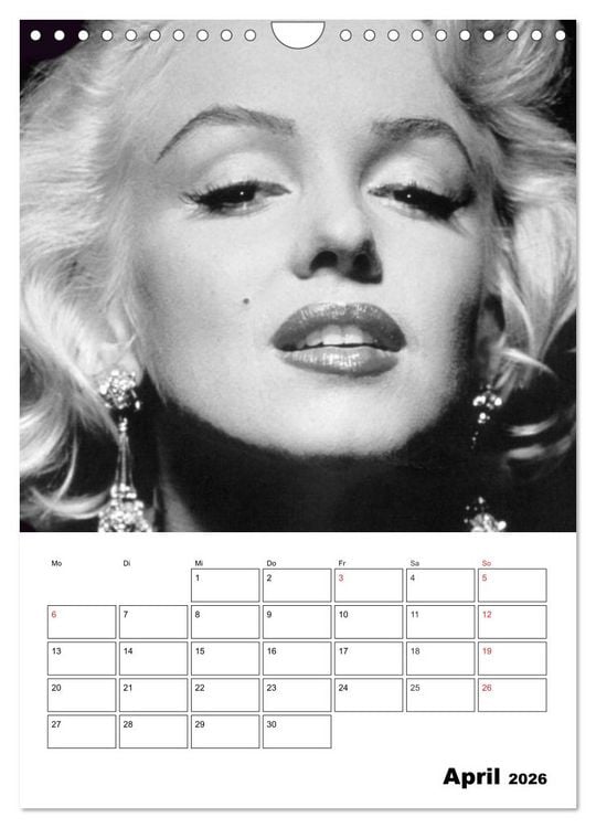 Produktbild: Marilyn Monroe. Weltstar und Sexsymbol (Wandkalender 2026 DIN A4 hoch), CALVENDO Monatskalender