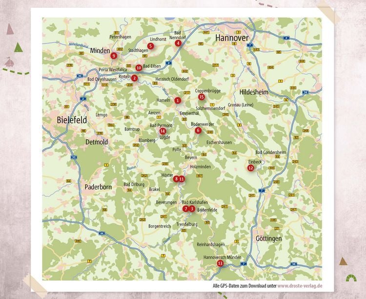 Produktbild: Weserbergland. Radeln für die Seele