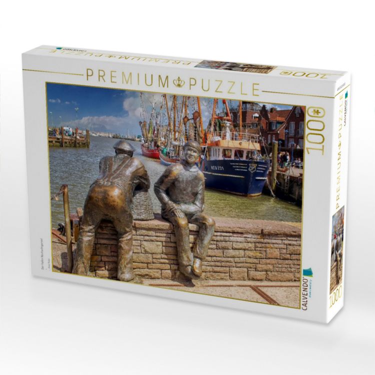 Produktbild: CALVENDO Puzzle Der Hafen Neuharlingersiel | 1000 Teile Lege-Gr&ouml;&szlig;e 64x48cm Foto-Puzzle f&uuml;r gl&uuml;ckliche Stunden