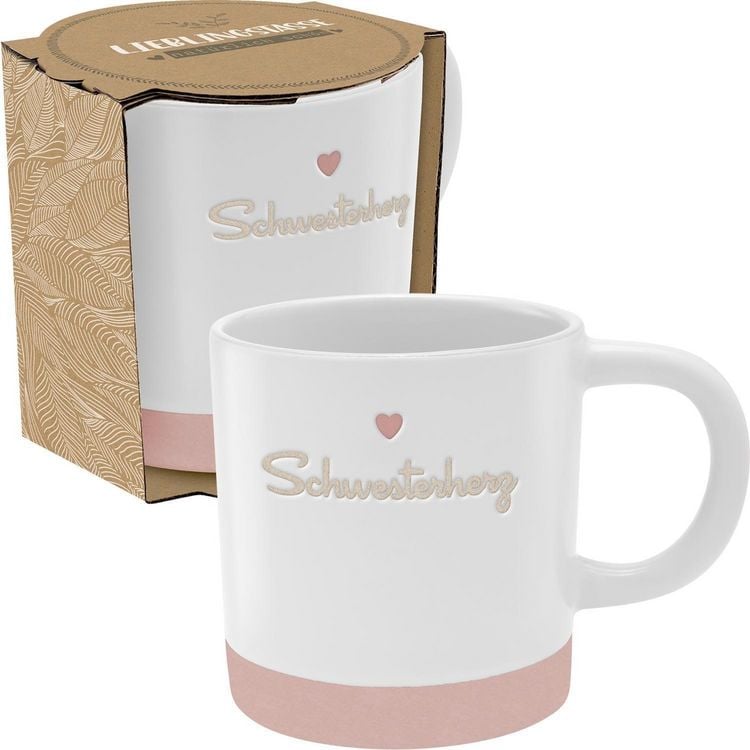 Produktbild: GRUSS & CO Tasse mit Gravur "Schwesterherz"