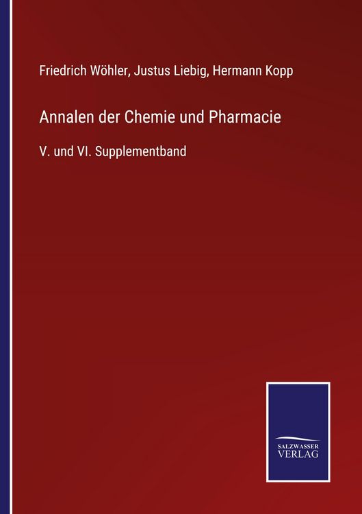 Produktbild: Annalen der Chemie und Pharmacie