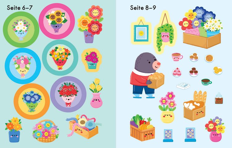 Produktbild: Cosy-Stickerwelt: Ein Tag im Blumenladen