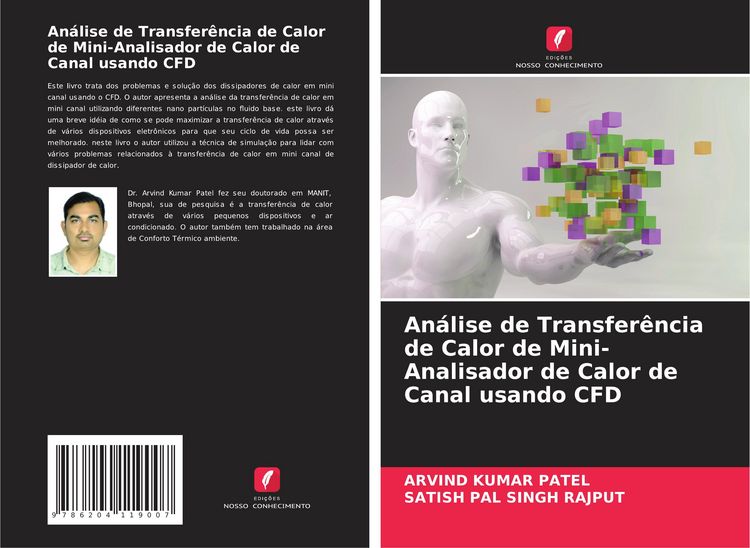 Produktbild: An&aacute;lise de Transfer&ecirc;ncia de Calor de Mini-Analisador de Calor de Canal usando CFD