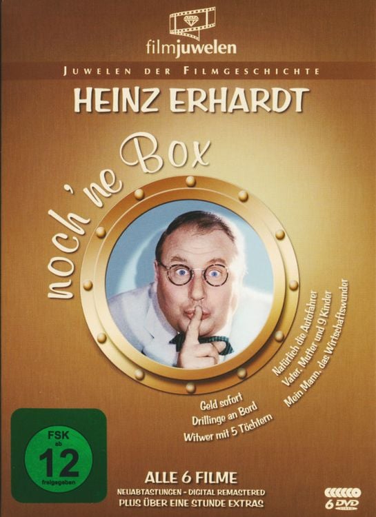 Produktbild: Heinz Erhardt - noch 'ne Box [6 DVDs]