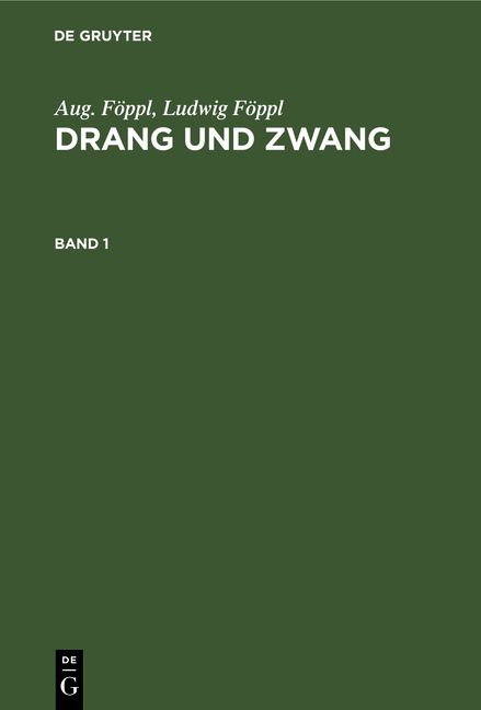 Produktbild: Drang und Zwang. Band 1