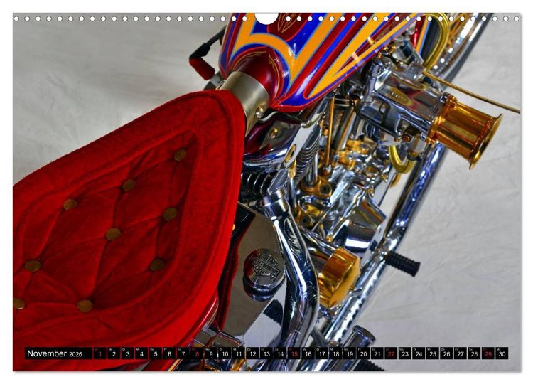 Produktbild: Harley Classic Chopper (Wandkalender 2026 DIN A3 quer), CALVENDO Monatskalender