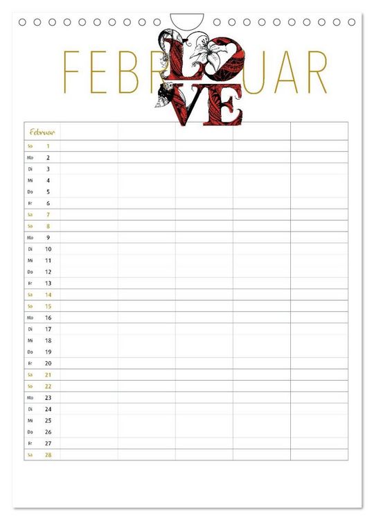 Produktbild: Fantastica Familienkalender miomanda (Wandkalender 2026 DIN A4 hoch), CALVENDO Monatskalender