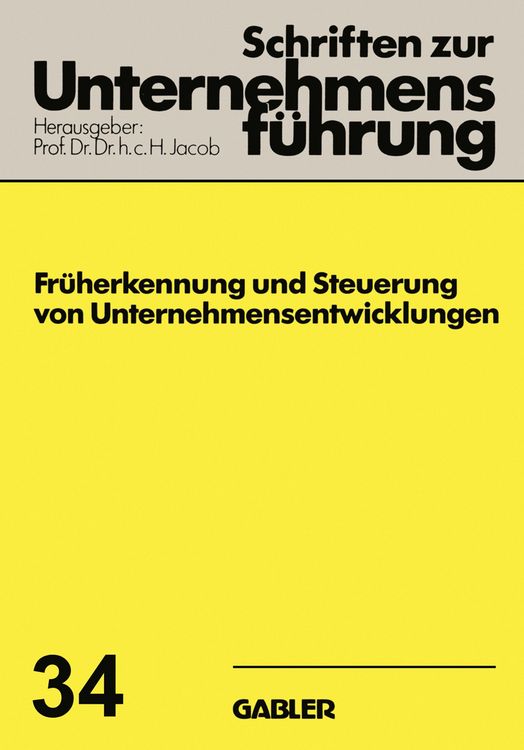 Produktbild: Fr&uuml;herkennung und Steuerung von Unternehmensentwicklungen