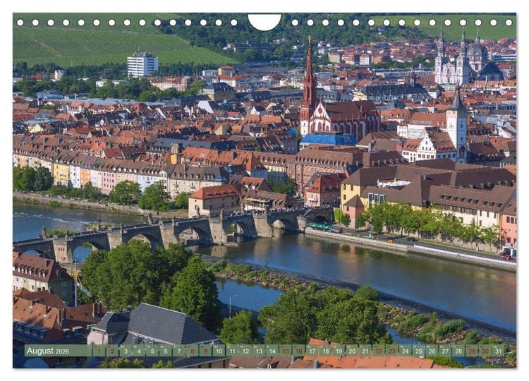 Produktbild: Romantisches Mainfranken (Wandkalender 2026 DIN A4 quer), CALVENDO Monatskalender
