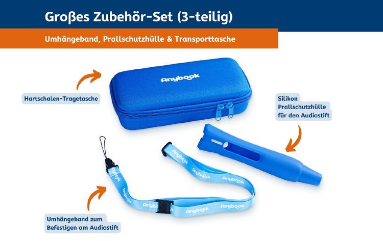 Produktbild: Anybook Pro Zubeh&ouml;r Set gro&szlig;, 3-teilig