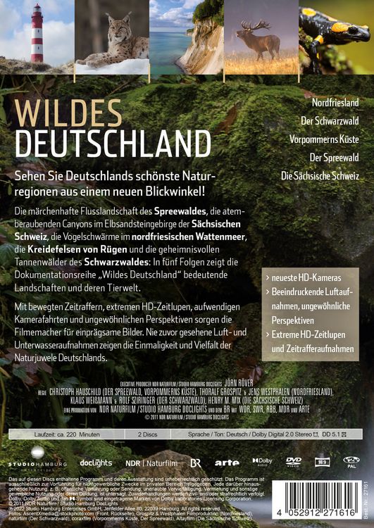 Produktbild: Wildes Deutschland - Box 1 [2 DVDs]