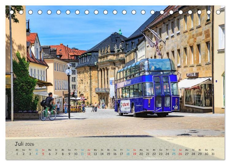 Produktbild: Bayreuth - die Stadt der Musik (Tischkalender 2026 DIN A5 quer), CALVENDO Monatskalender