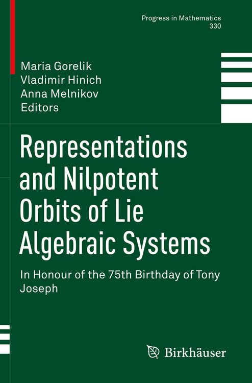 Produktbild: Representations and Nilpotent Orbits of Lie Algebraic Systems