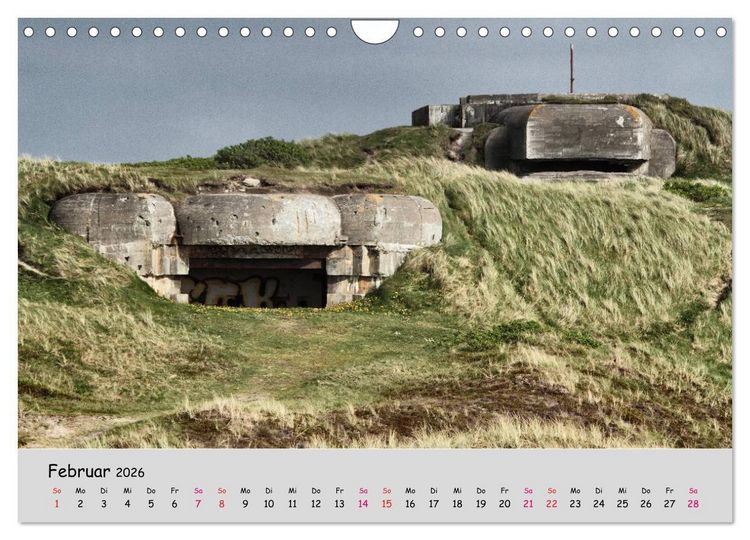 Produktbild: Bunker Zeitzeugen der Geschichte (Wandkalender 2026 DIN A4 quer), CALVENDO Monatskalender