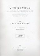 Produktbild: Vetus Latina. Die Reste der altlateinischen Bibel. Nach Petrus Sabatier / Apocalypsis Johannis