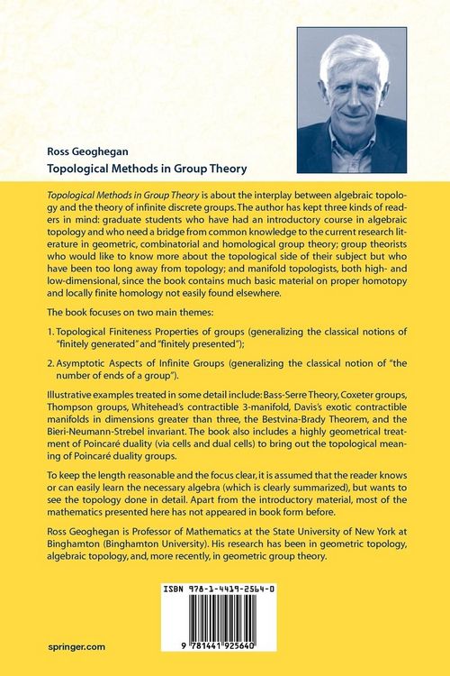 Produktbild: Topological Methods in Group Theory