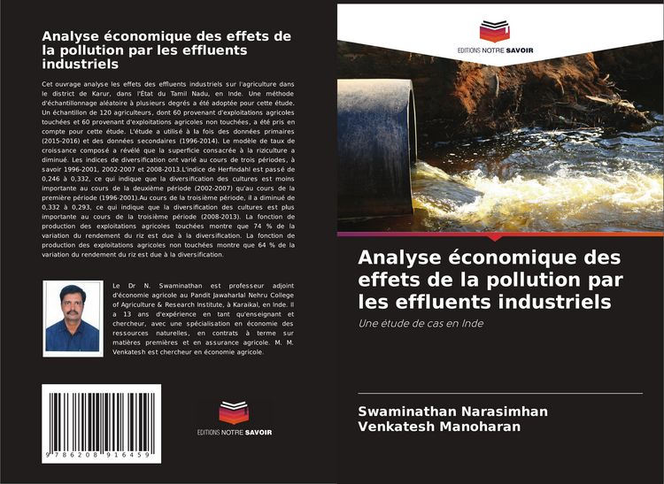 Produktbild: Analyse &eacute;conomique des effets de la pollution par les effluents industriels