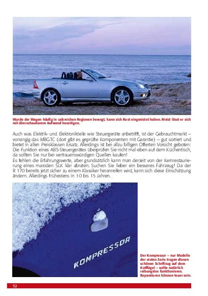 Praxisratgeber Klassikerkauf Mercedes-Benz SLK (R 170