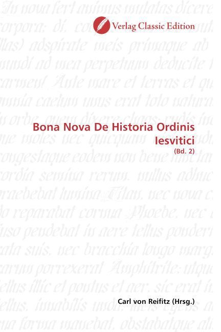 Produktbild: Bona Nova De Historia Ordinis Iesvitici