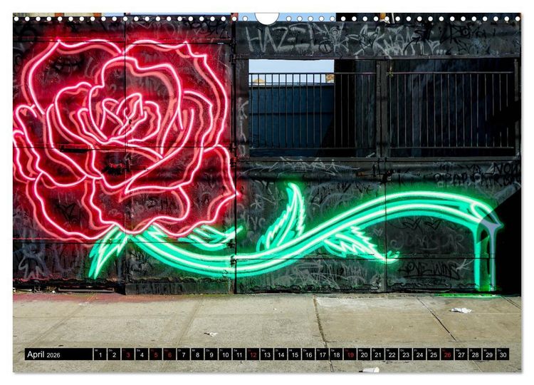 Produktbild: Bushwick Street Art (Wandkalender 2026 DIN A3 quer), CALVENDO Monatskalender