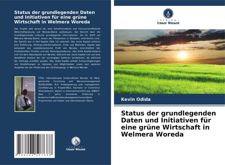 Produktbild: Status der grundlegenden Daten und Initiativen f&uuml;r eine gr&uuml;ne Wirtschaft in Welmera Woreda