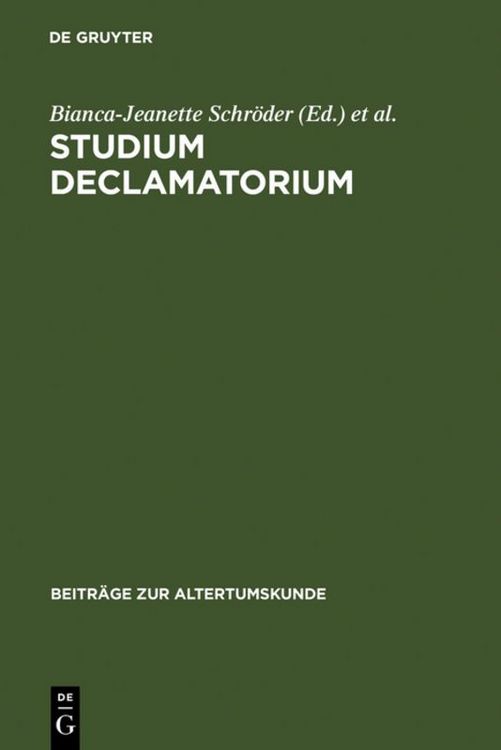 Produktbild: Studium declamatorium