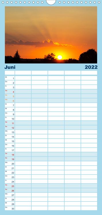 Produktbild: Familienplaner Boarisch g'schaut - Vom Haarsee bis zum Isarwinkel (Wandkalender 2022 , 21 cm x 45 cm, hoch)