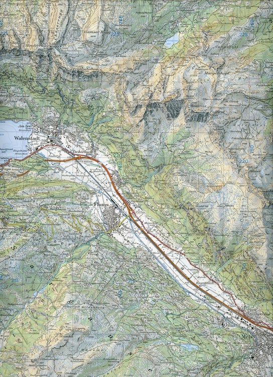 Produktbild: 5012 Sarganserland - Pr&auml;ttigau