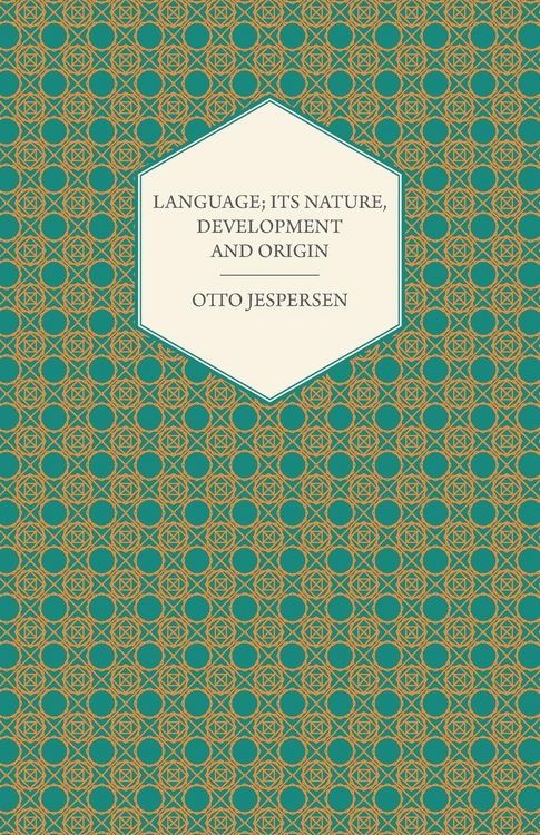 Produktbild: Language; Its Nature, Development and Origin