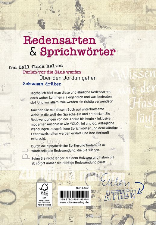 Produktbild: Redensarten & Sprichw&ouml;rter
