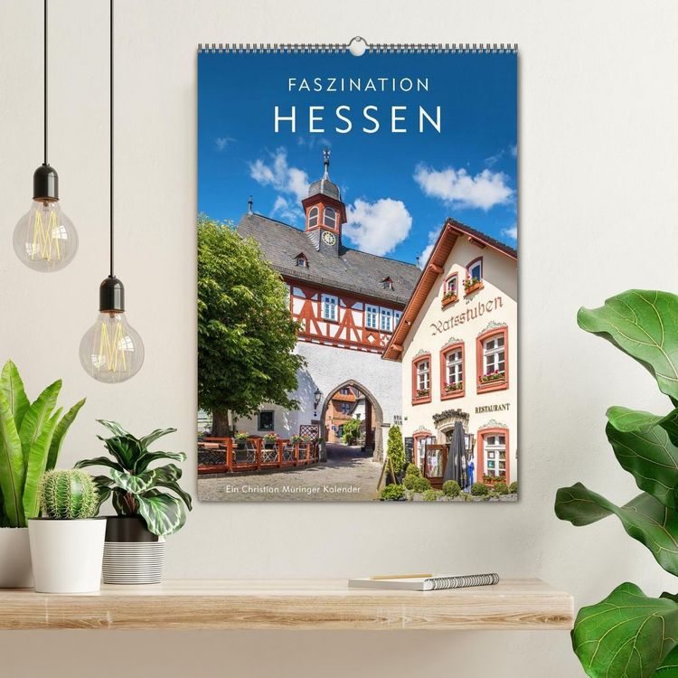 Produktbild: Faszination Hessen (Wandkalender 2027 DIN A2 hoch), CALVENDO Monatskalender