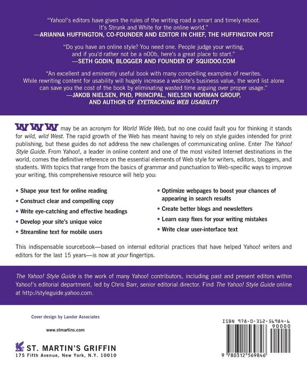 Produktbild: Yahoo! Style Guide