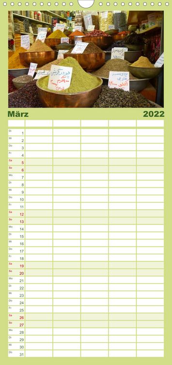 Produktbild: Familienplaner Iran - Eine Bilder-Reise (Wandkalender 2022 , 21 cm x 45 cm, hoch)
