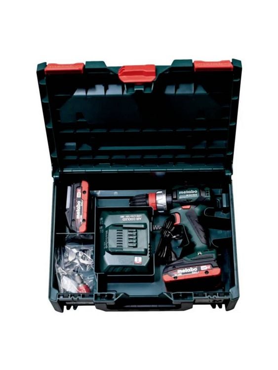 Produktbild: Metabo metaBOX 145 626886000 Maschinenkoffer ABS Gr&uuml;n/Rot (L x B x H) 396 x 296 x 145mm