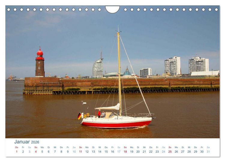 Produktbild: Bremerhaven 2026. Impressionen aus den Havenwelten (Wandkalender 2026 DIN A4 quer), CALVENDO Monatskalender