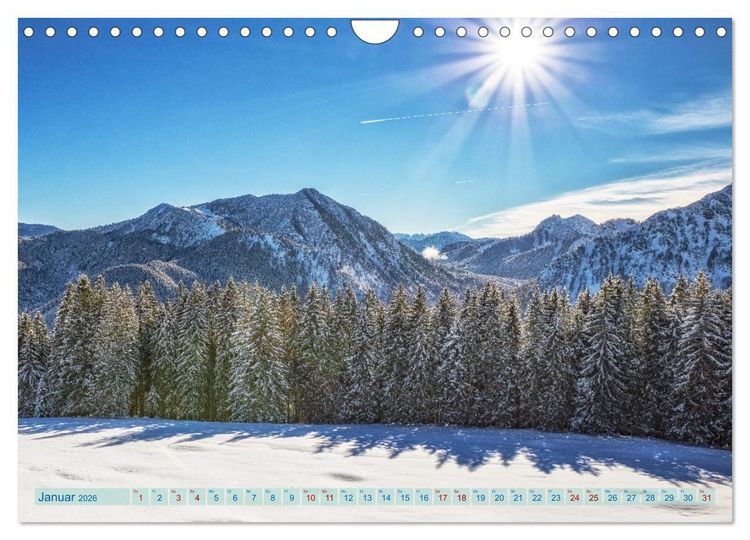 Produktbild: Idyllische Landschaften am Tegernsee (Wandkalender 2026 DIN A4 quer), CALVENDO Monatskalender