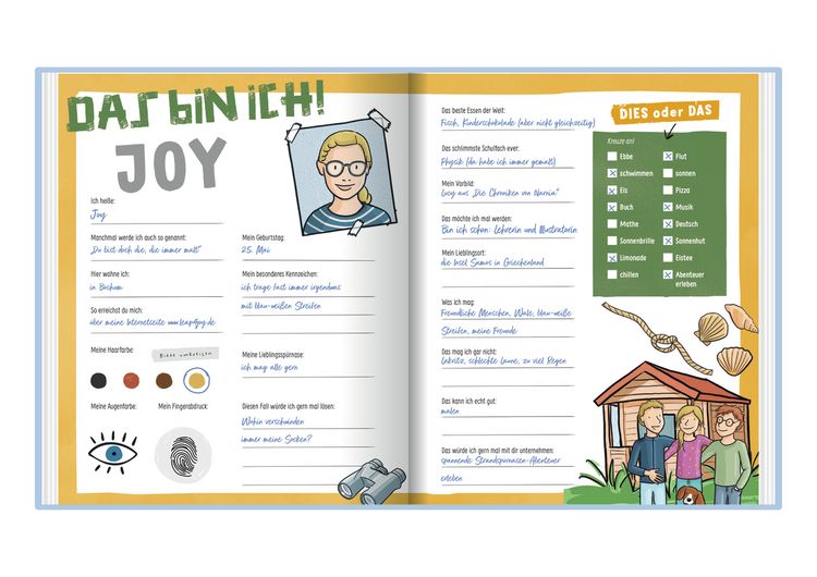 Produktbild: Die Strandsp&uuml;rnasen - Mein Freundschaftsbuch