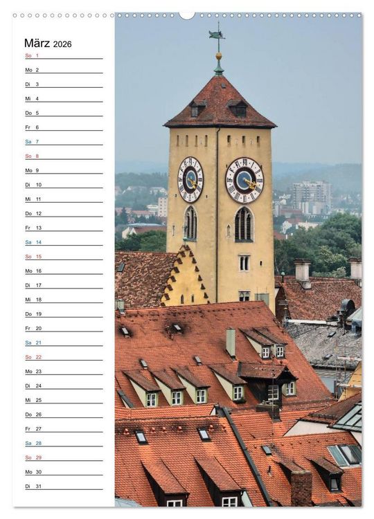 Produktbild: Regensburg - Ansichtssache (hochwertiger Premium Wandkalender 2026 DIN A2 hoch), Kunstdruck in Hochglanz