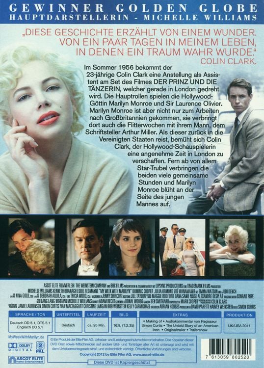 Produktbild: My Week with Marilyn