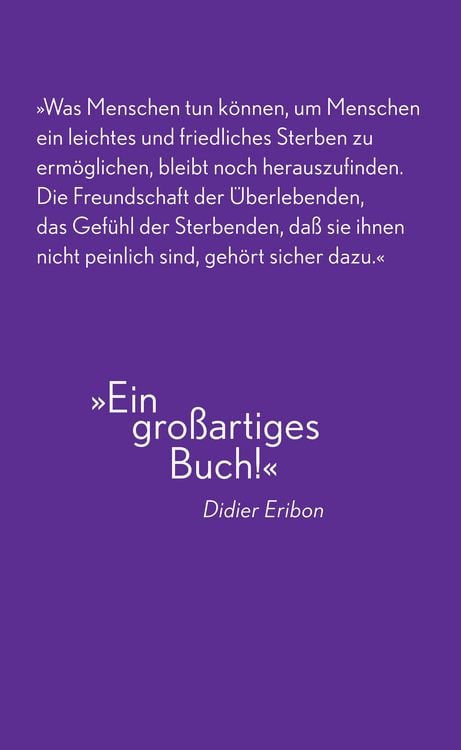 Produktbild: &Uuml;ber die Einsamkeit der Sterbenden in unseren Tagen