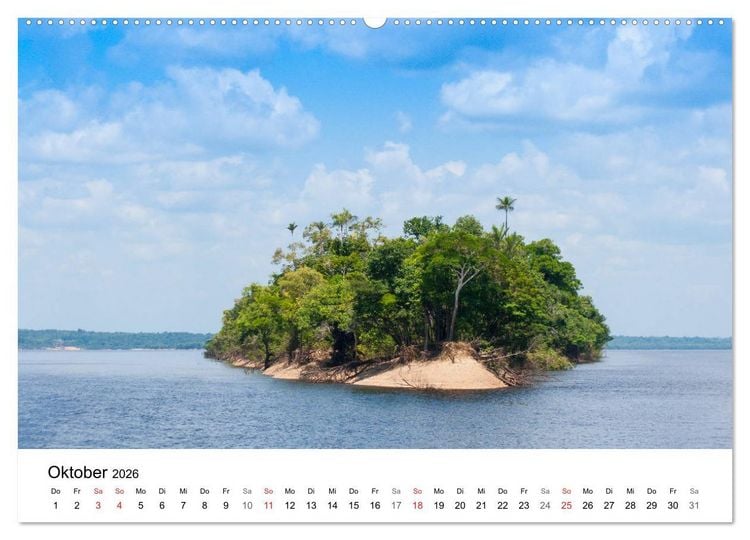 Produktbild: Mythos Amazonas - Naturparadies Brasiliens (Wandkalender 2026 DIN A2 quer), CALVENDO Monatskalender