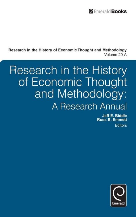 Produktbild: Research in the History of Economic Thought and Methodology