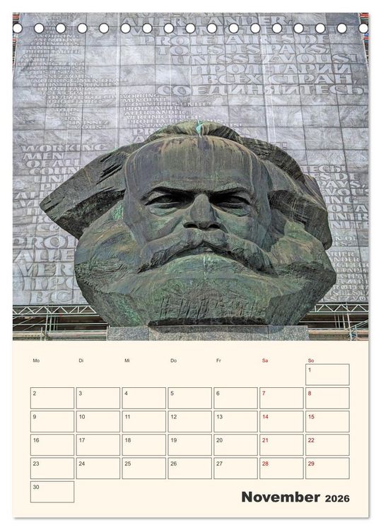 Produktbild: Chemnitz Kulturhauptstadt Terminplaner (Tischkalender 2026 DIN A5 hoch), CALVENDO Monatskalender