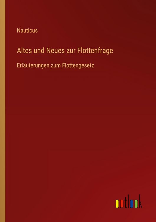 Produktbild: Altes und Neues zur Flottenfrage