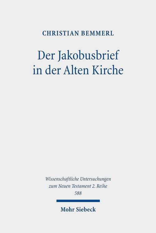 Produktbild: Der Jakobusbrief in der Alten Kirche
