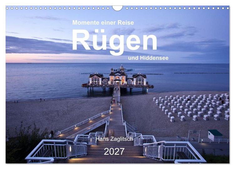 Produktbild: R&uuml;gen und Hiddensee - Momente einer Reise (Wandkalender 2027 DIN A3 quer), CALVENDO Monatskalender