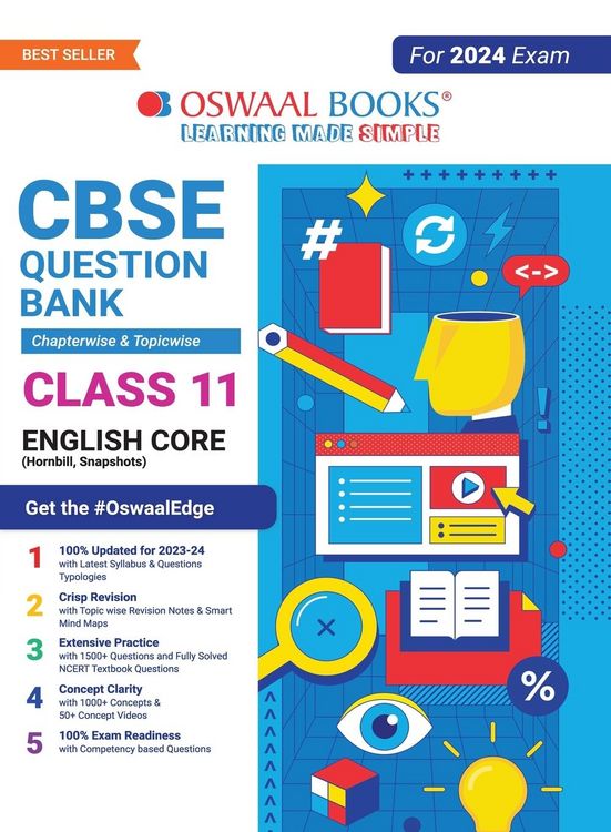 Produktbild: Oswaal CBSE Chapterwise & Topicwise Question Bank Class 11 English Core Book (For 2023-24 Exam)