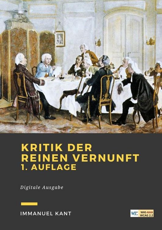 Produktbild: Kritik der reinen Vernunft - 1. Auflage
